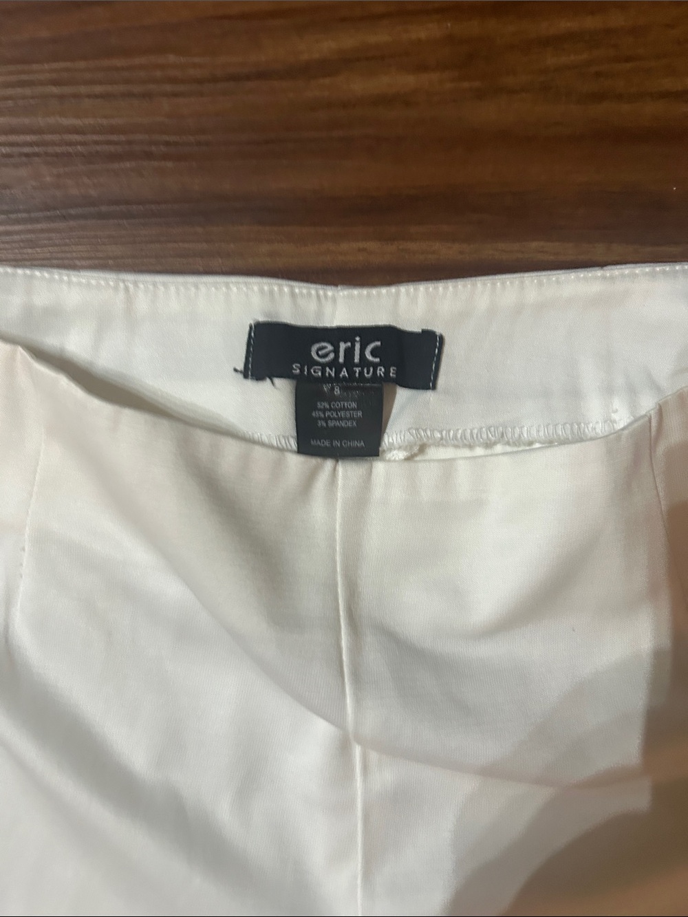 eric Signature Women's Cream Dress Pants